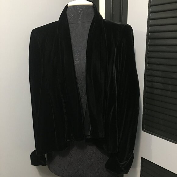 Alex Evenings Women's Velvet Jacket - Picture 1 of 7